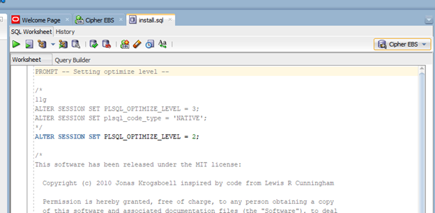 Installing with SQL Developer – Skipjack Supply Chain