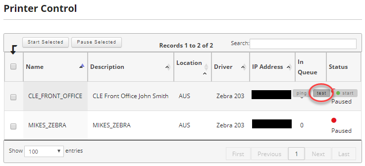 Controlling Printers – Skipjack Supply Chain