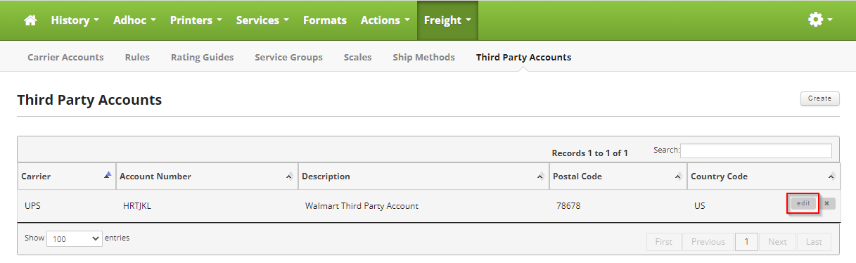 Updating a Third Party Account Skipjack Supply Chain